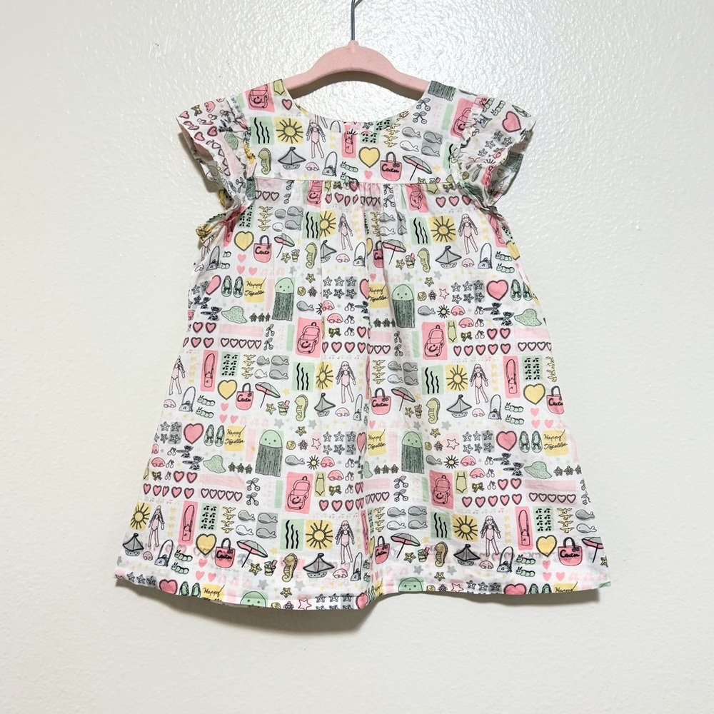 Bonpoint doodle dress 2A